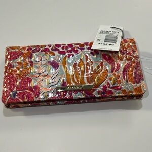 COPY - Brahmin Ady neon floral freehand genuine leather. FIRM PRICE